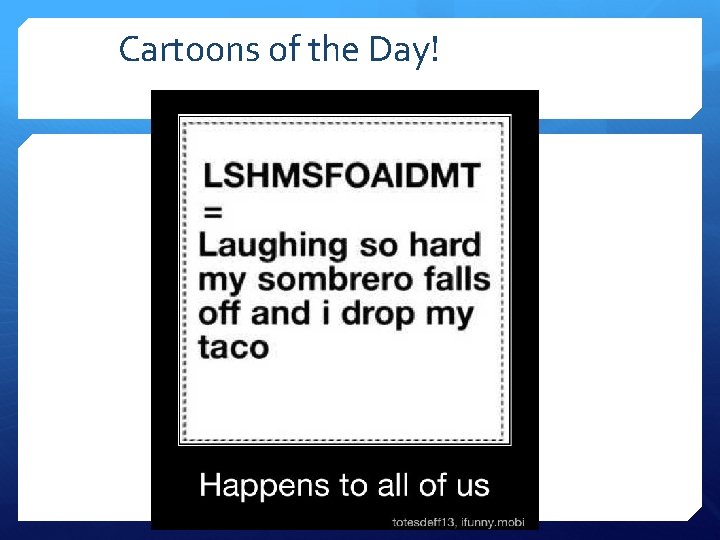 Cartoons of the Day! 