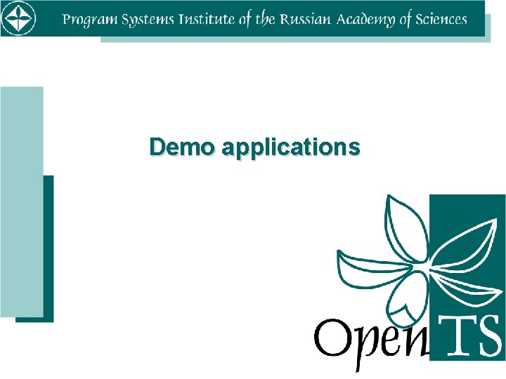 Demo applications 