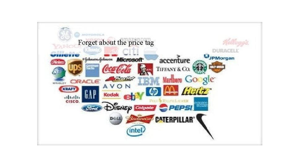 Forget about the price tag 