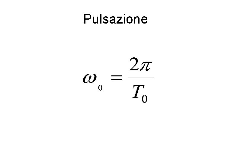 Pulsazione Pulsazione