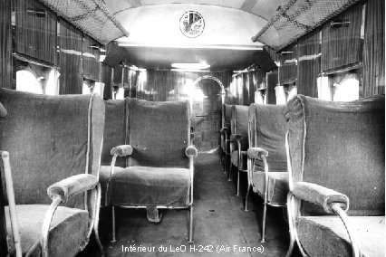 Intérieur du Le. O H-242 (Air France) 