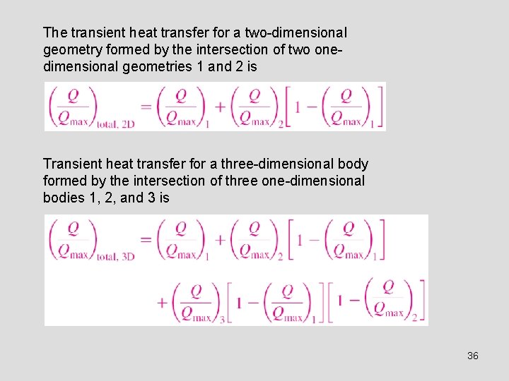 The transient heat transfer for a two-dimensional geometry formed by the intersection of two