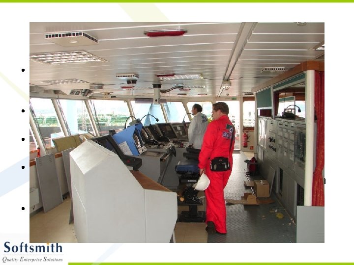 Sea Watch • At sea, the mate (chief officer) on watch has three fundamental