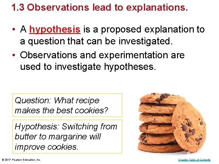 1. 3 Observations lead to explanations. • A hypothesis is a proposed explanation to 1. 3 Observations lead to explanations. • A hypothesis is a proposed explanation to