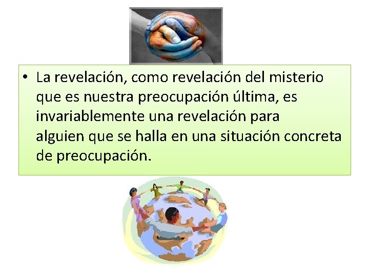 La revelacin de lo que nos concierne ltimamente