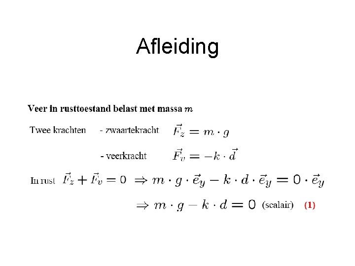 Afleiding 