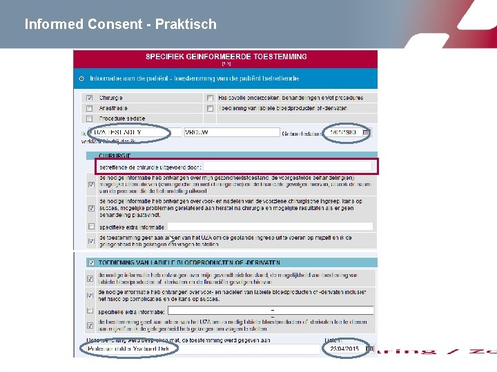 Informed Consent - Praktisch 