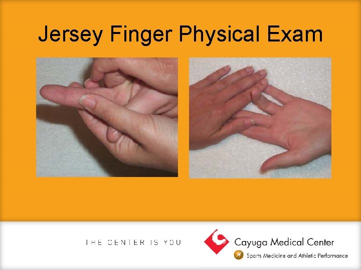Jersey Finger Physical Exam 