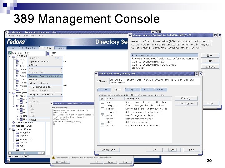 389 Management Console 20 