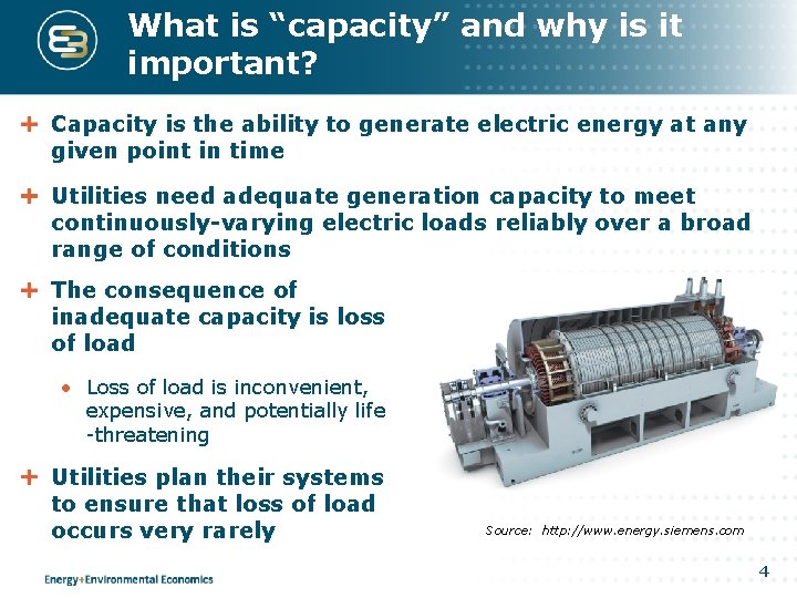 What is “capacity” and why is it important? Capacity is the ability to generate