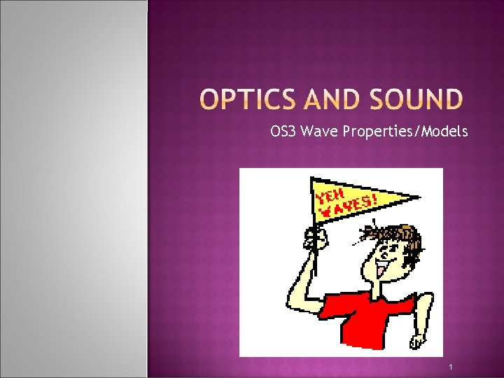 OS 3 Wave Properties/Models 1 