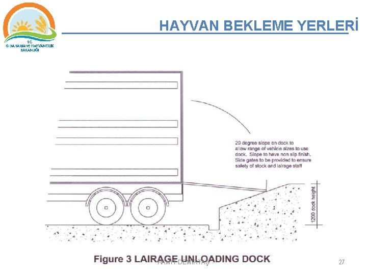 HAYVAN BEKLEME YERLERİ HAMİT DEMİRTAŞ 27 