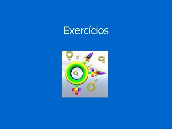 Exercícios 