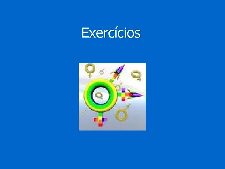 Exercícios 