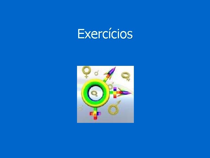 Exercícios 