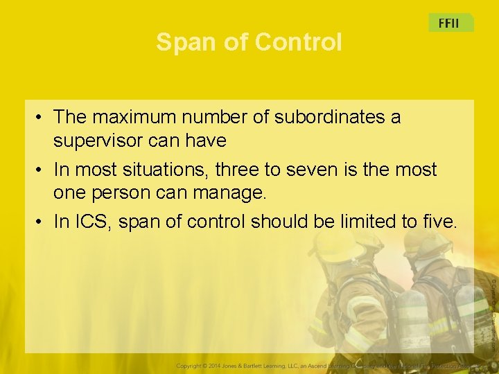 Span of Control • The maximum number of subordinates a supervisor can have •