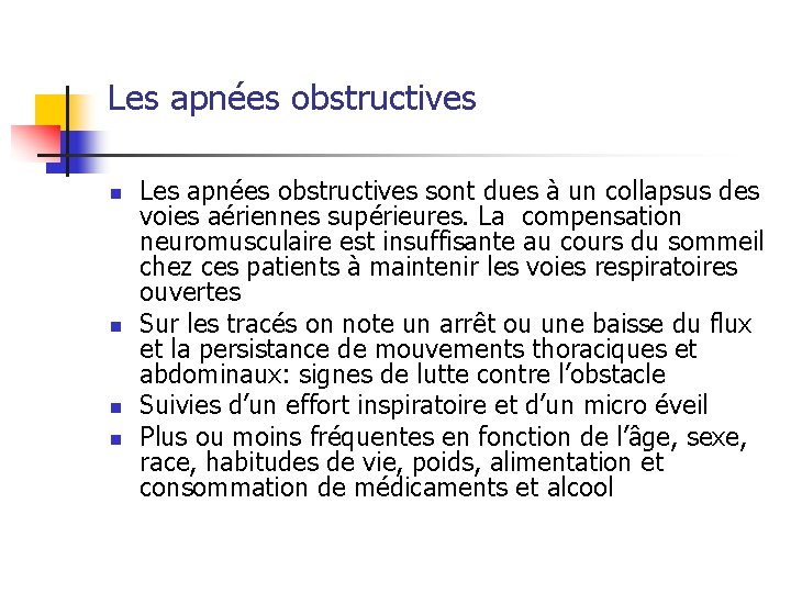 Quand recher un syndrome dapnes du sommeil Dr