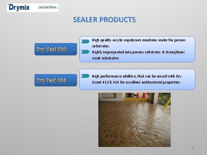 SEALER PRODUCTS High quality acrylic copolymer emulsion sealer for porous Dry Seal 860 Dry