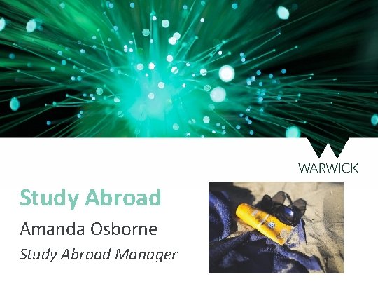 Study Abroad Amanda Osborne Study Abroad Manager 