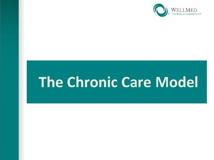 The Chronic Care Model 