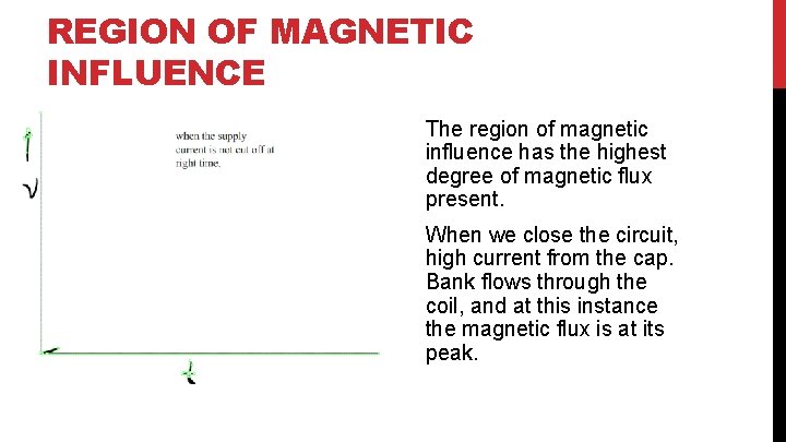 REGION OF MAGNETIC INFLUENCE The region of magnetic influence has the highest degree of