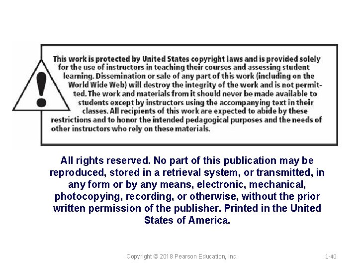 All rights reserved. No part of this publication may be reproduced, stored in a