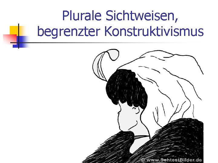 Plurale Sichtweisen, begrenzter Konstruktivismus 