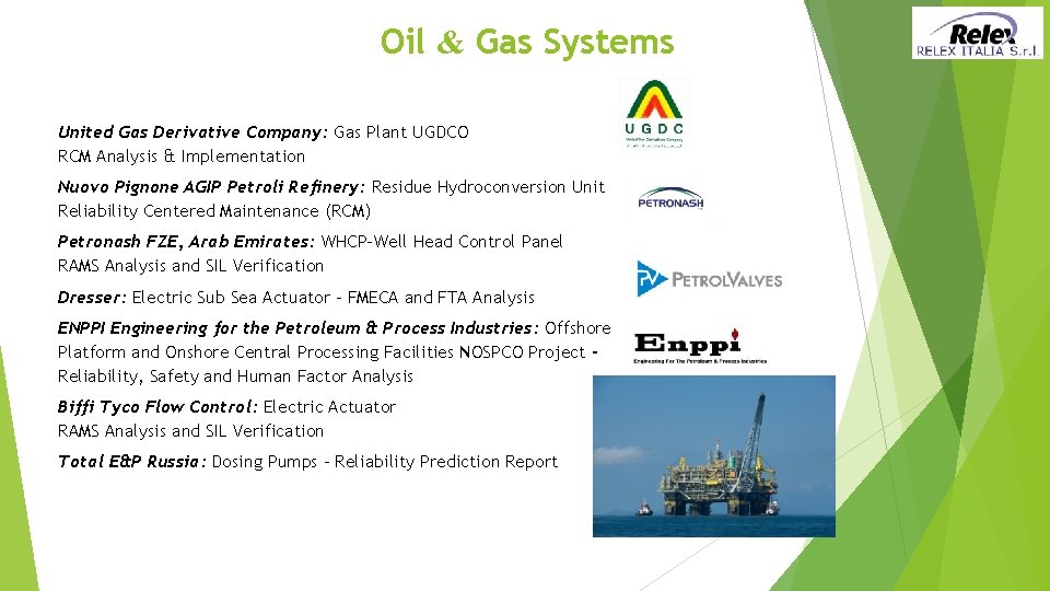 Oil & Gas Systems United Gas Derivative Company: Gas Plant UGDCO RCM Analysis &