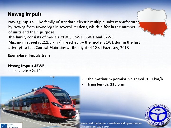 Newag Impuls - The family of standard electric multiple units manufactured by Newag from