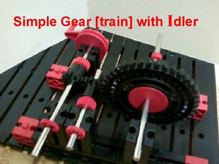 Simple Gear [train] with Idler 