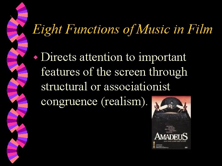 The Use of Music as Emotion in Film