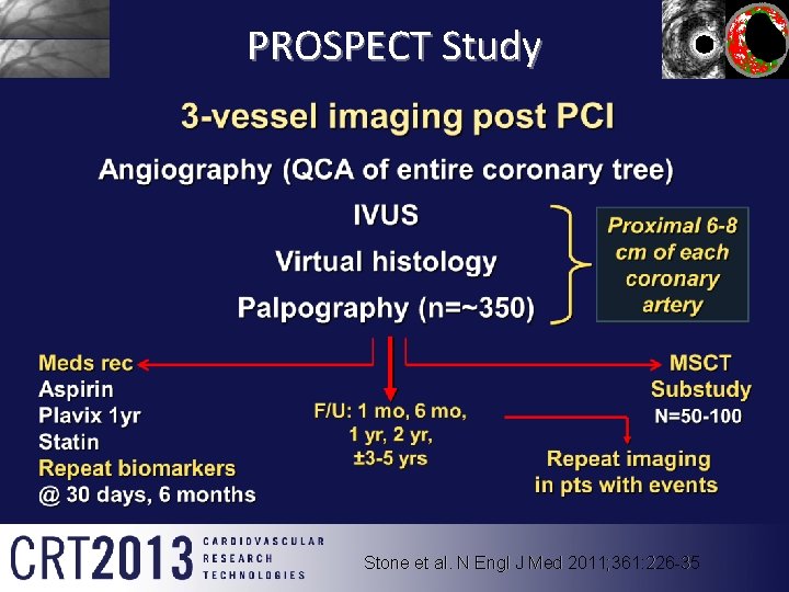 PROSPECT Study Stone et al. N Engl J Med 2011; 361: 226 -35 