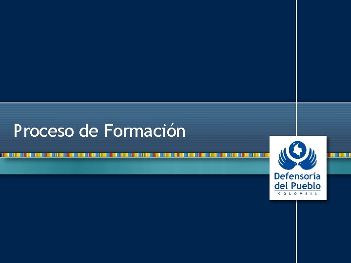 Proceso de Formación 