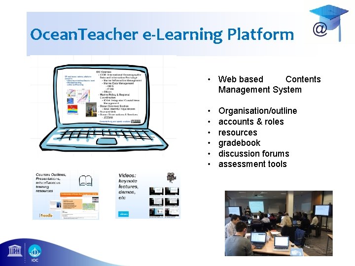Ocean. Teacher e-Learning Platform • Web based Contents Management System • • • Organisation/outline