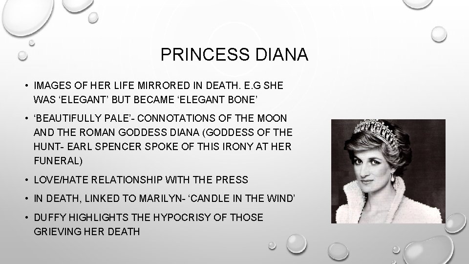 PRINCESS DIANA • IMAGES OF HER LIFE MIRRORED IN DEATH. E. G SHE WAS