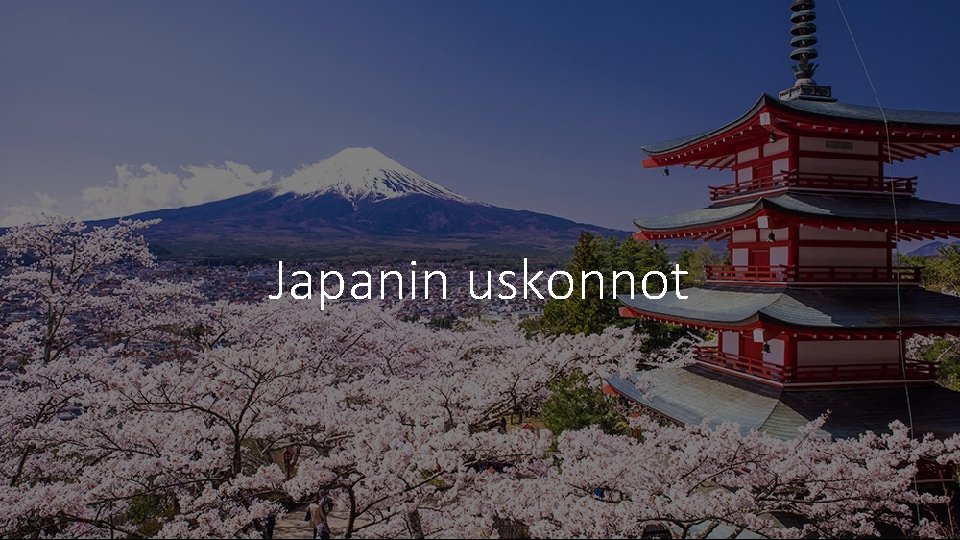 Japanin uskonnot 