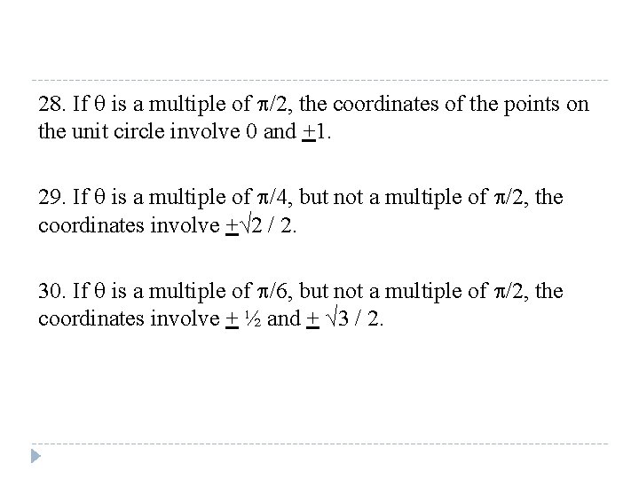 28. If q is a multiple of p/2, the coordinates of the points on 28. If q is a multiple of p/2, the coordinates of the points on