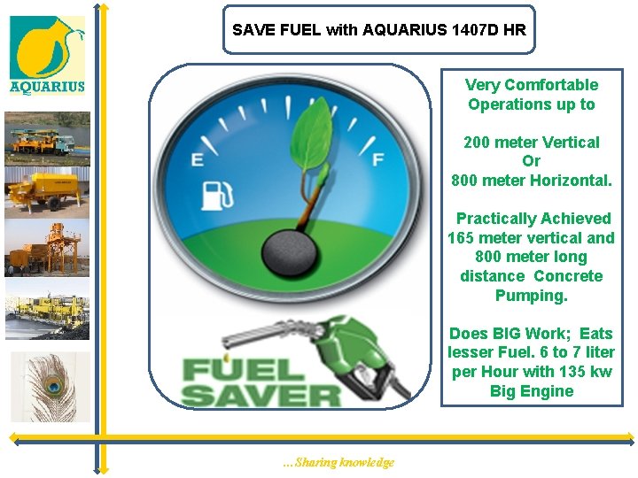 SAVE FUEL with AQUARIUS 1407 D HR Very Comfortable Operations up to 200 meter