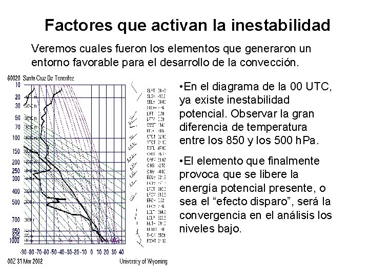 Factores que activan la inestabilidad Veremos cuales fueron los elementos que generaron un entorno