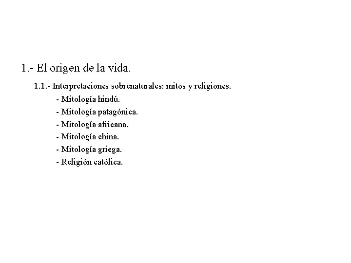 Tema 3 Origen y evolucin de la vida
