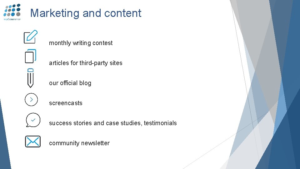 Marketing and content monthly writing contest articles for third-party sites our official blog screencasts