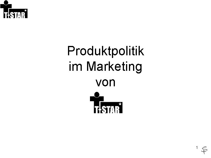 Produktpolitik im Marketing von 1 