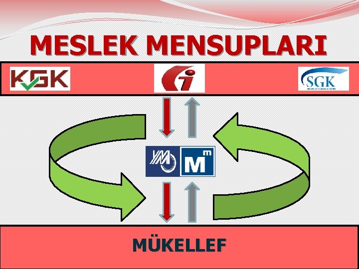 MESLEK MENSUPLARI MÜKELLEF 