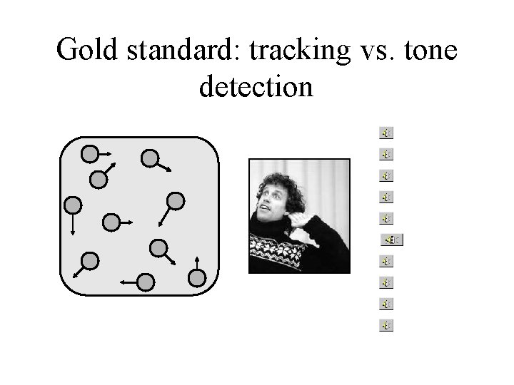 Gold standard: tracking vs. tone detection 