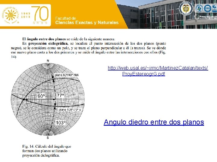 PROCEDIMIENTO PARA HALLAR EL ÁNGULO DIEDRO ENTRE DOS PLANOS, LIBRO Tomado de: http: //web.