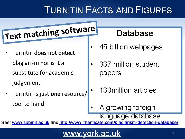 TURNITIN FACTS AND FIGURES e r a w t f o s g n