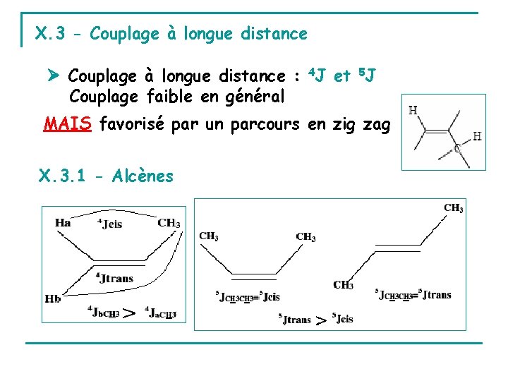 X. 3 - Couplage à longue distance : 4 J et 5 J Couplage