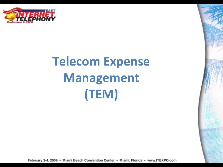 Telecom Expense Management (TEM) 