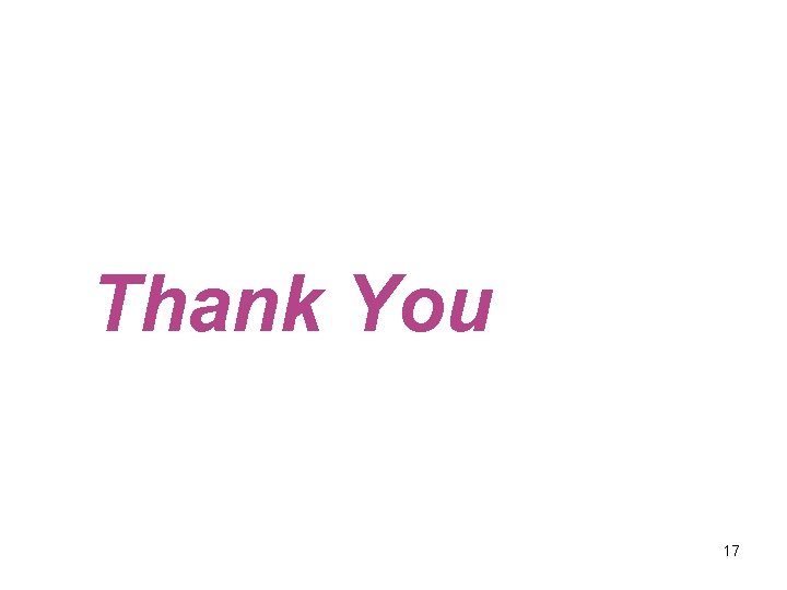 Thank You 17 