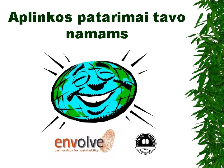 Aplinkos patarimai tavo namams 